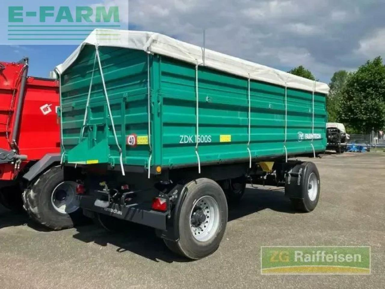 Farmtech zdk 1500 s - Farm tipping trailer/ Dumper: picture 3 Farmtech zdk 1500 s - Farm tipping trailer/ Dumper: picture 3