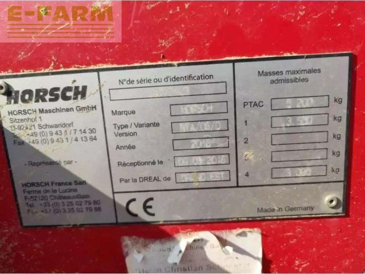 Horsch jocker-6rt - Cultivator: picture 3 Horsch jocker-6rt - Cultivator: picture 3