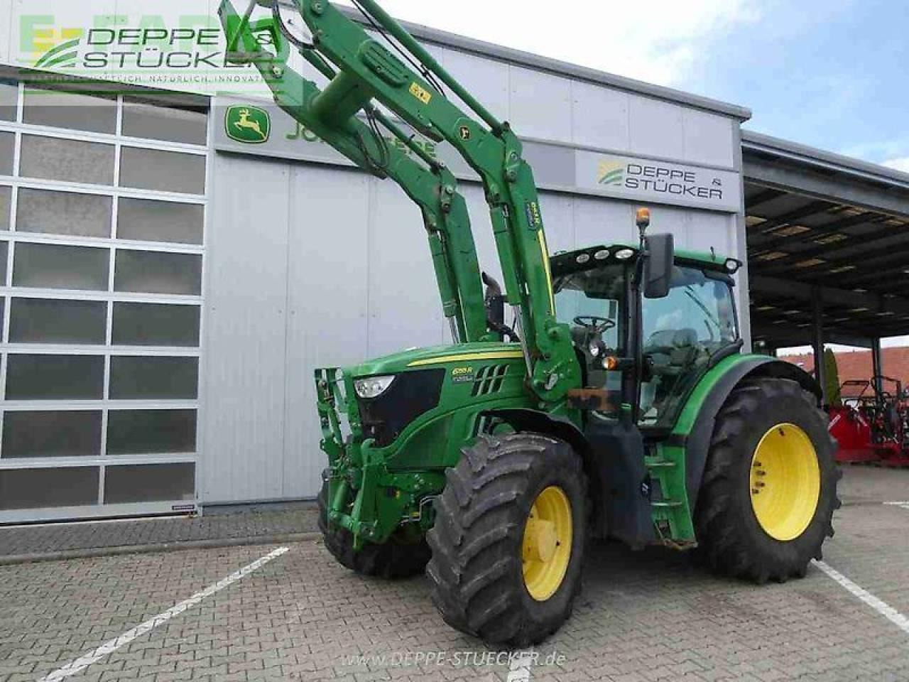John Deere 6155r + 663r - Farm tractor: picture 2 John Deere 6155r + 663r - Farm tractor: picture 2