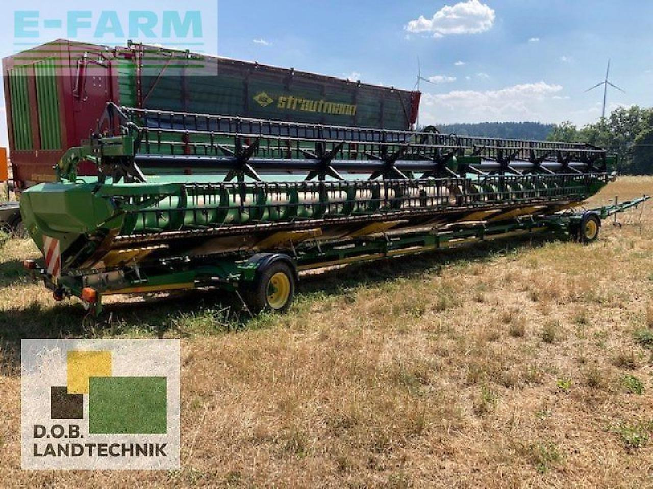 John Deere 640x mit schneidwerkswagen - Forage harvester attachment: picture 2 John Deere 640x mit schneidwerkswagen - Forage harvester attachment: picture 2