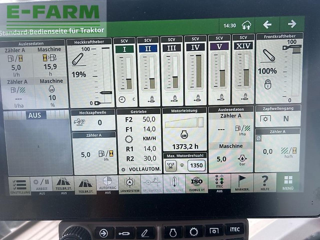 Farm tractor John Deere 6r 195: picture 10