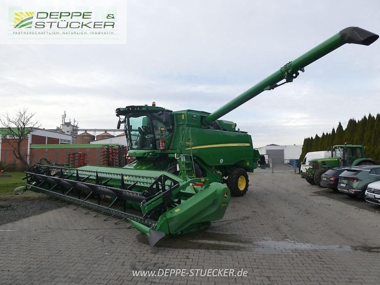 John Deere t670 mit 730x - Combine harvester: picture 1 John Deere t670 mit 730x - Combine harvester: picture 1