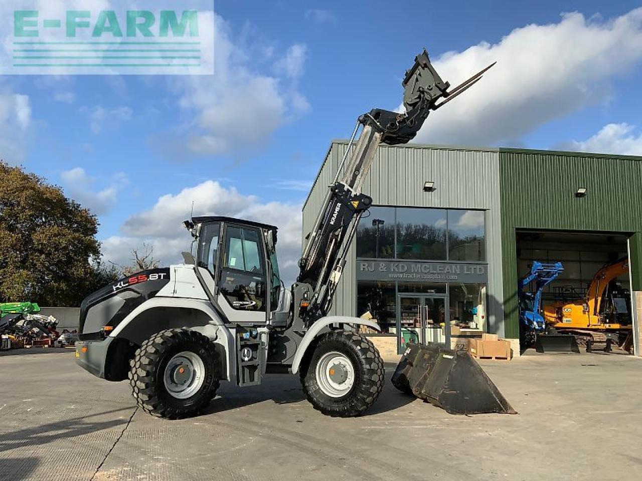 Kramer kl55.8t black wheeled telehandler (st24946) - Wheel loader: picture 1 Kramer kl55.8t black wheeled telehandler (st24946) - Wheel loader: picture 1
