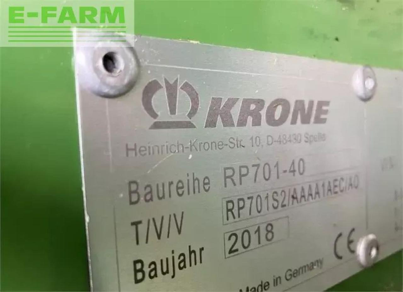 Square baler Krone comprima v 180: picture 7