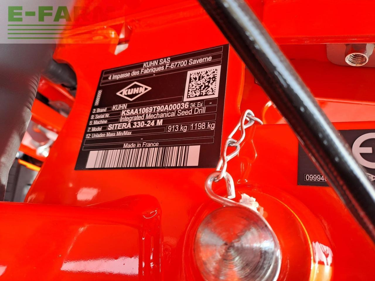 Combine seed drill Kuhn sitera 330-24 - säkombination 3m: picture 18