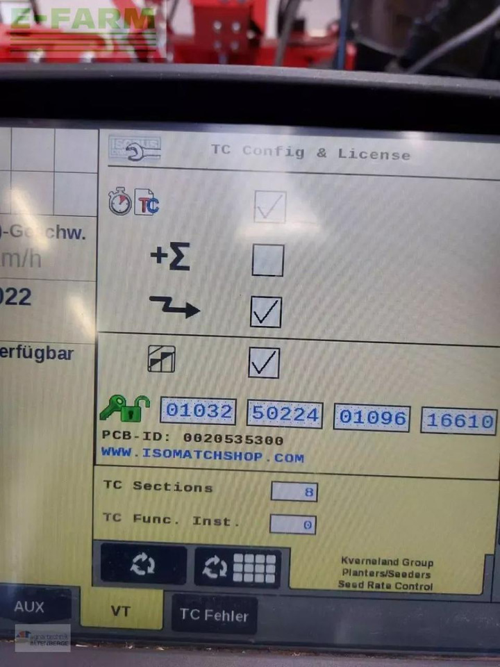 Precision sowing machine Kverneland optima tf profi sx: picture 10