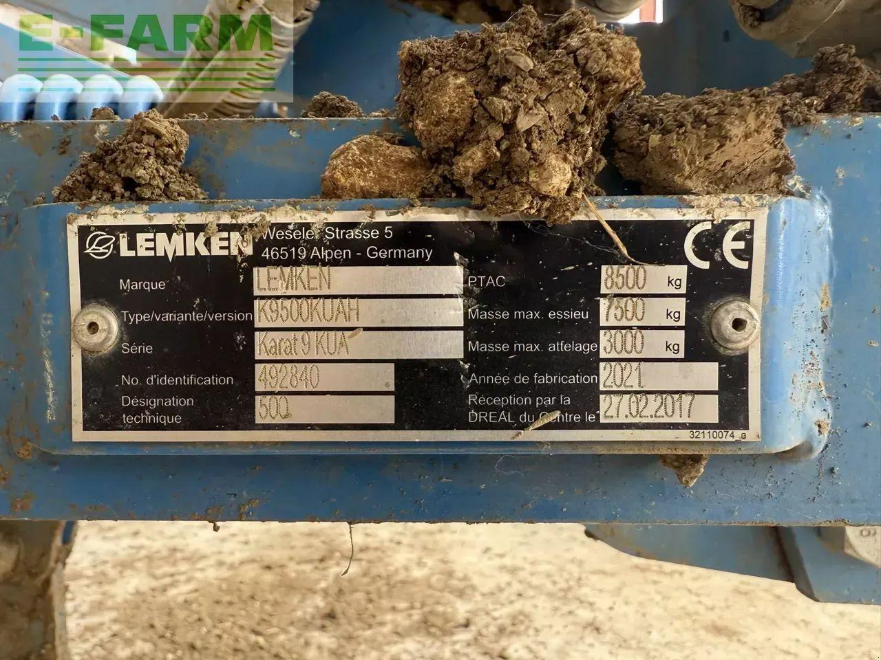 Cultivator Lemken karat 9: picture 6