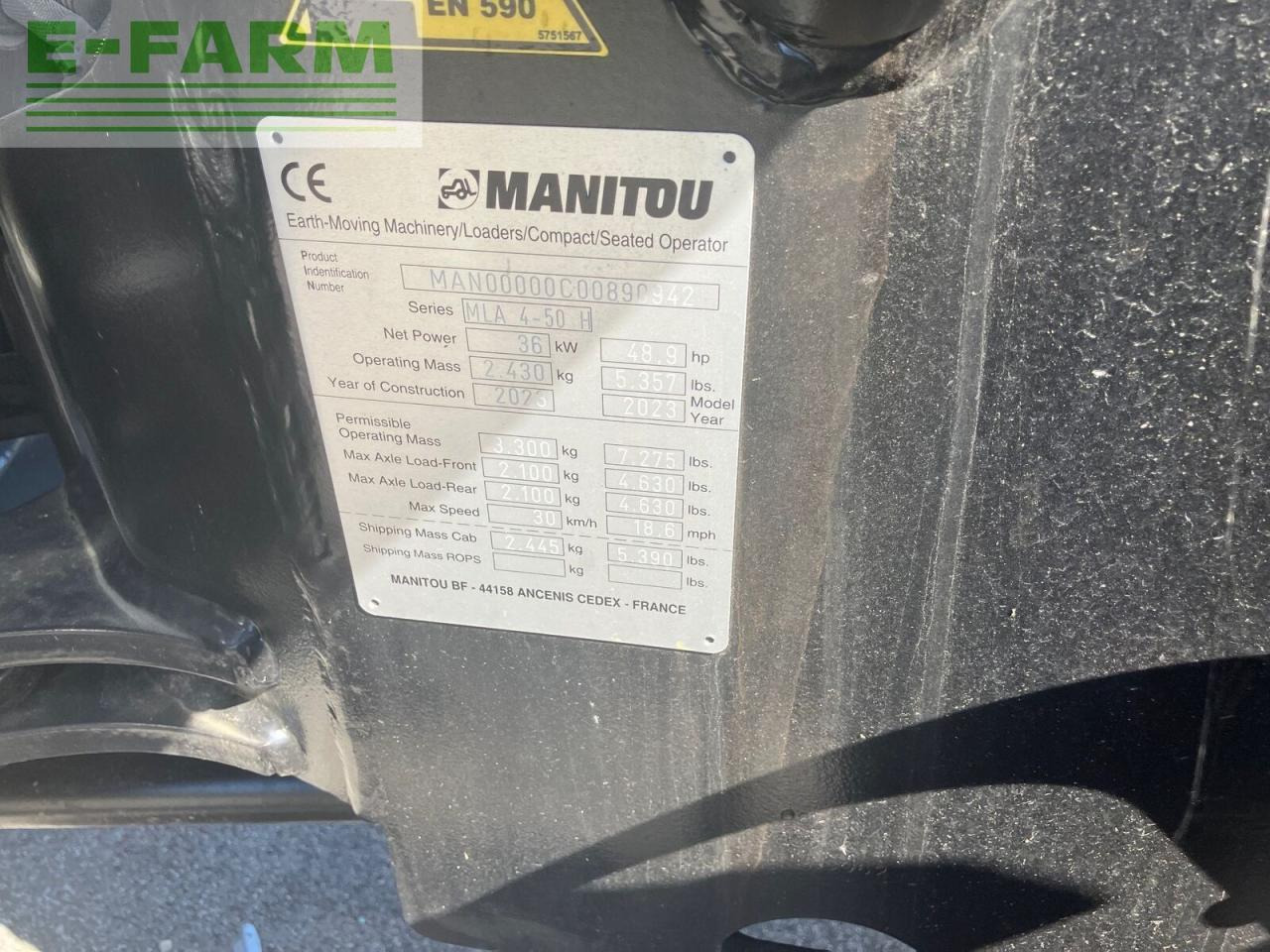 Compact loader Manitou mla4-50: picture 10