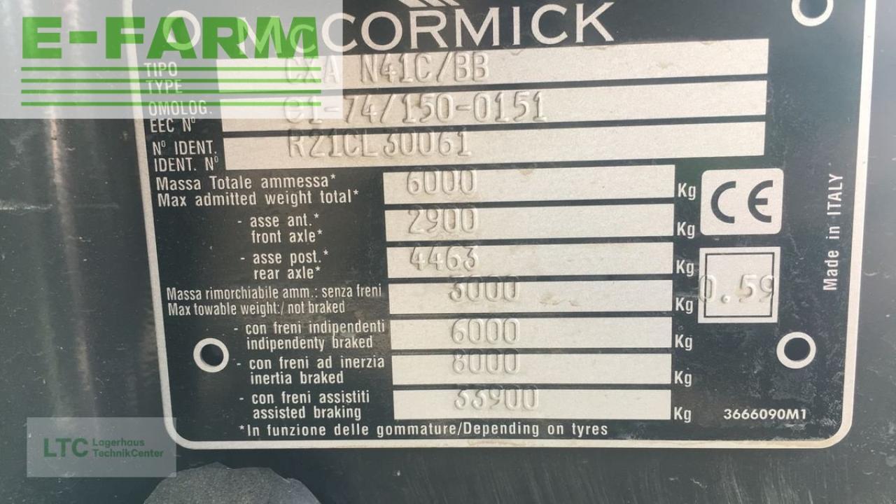 Farm tractor McCormick cx75: picture 20