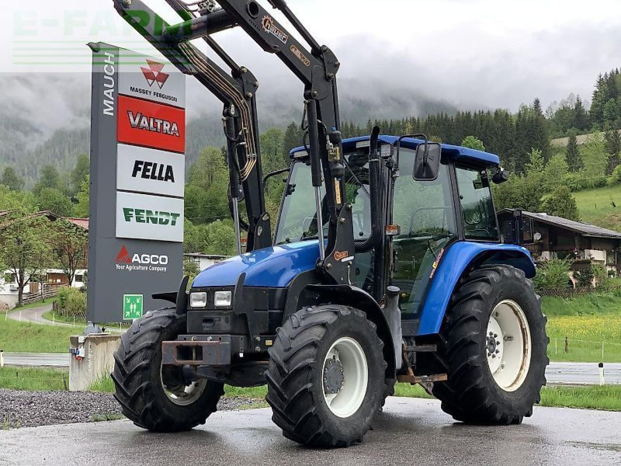 New Holland tl 70 a + hauer frontlader A - Farm tractor: picture 1 New Holland tl 70 a + hauer frontlader A - Farm tractor: picture 1