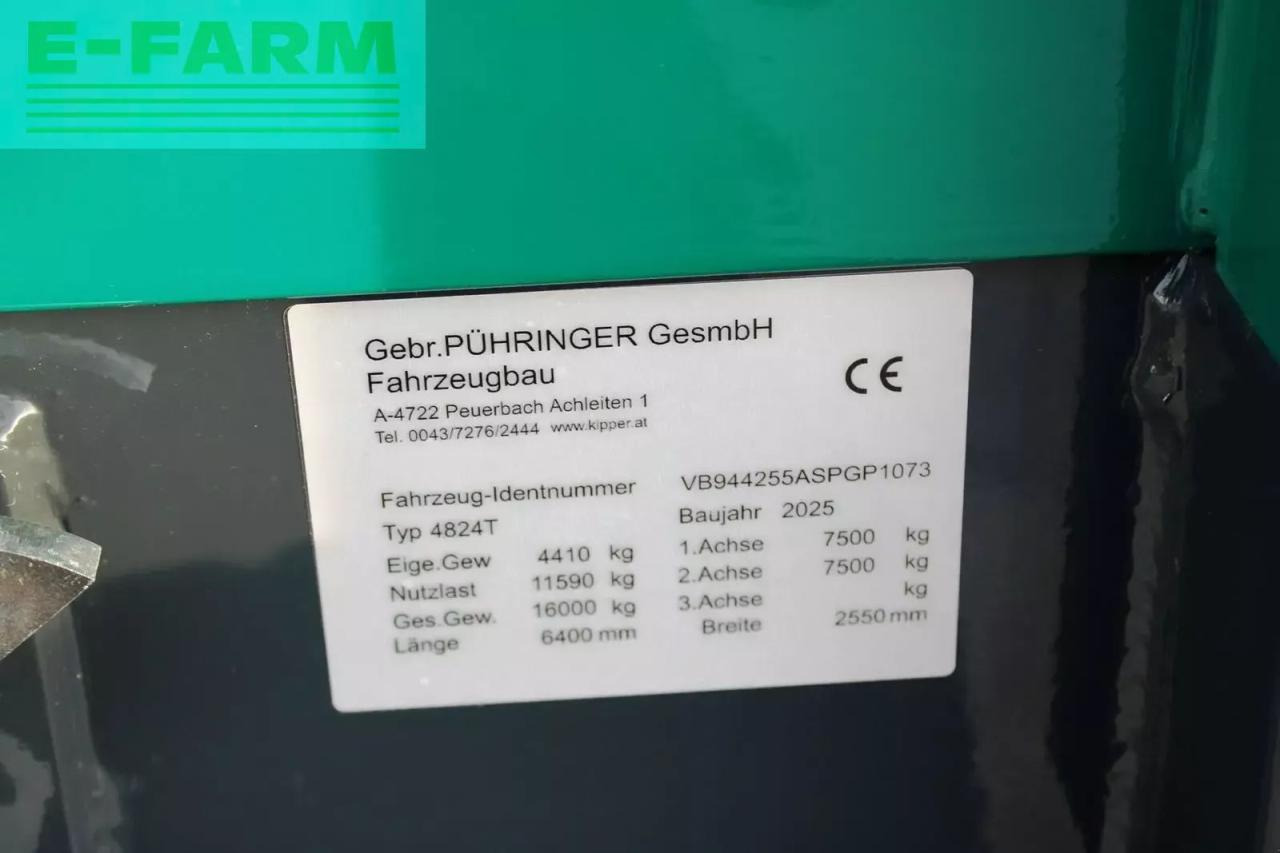 Farm tipping trailer/ Dumper Pühringer 4824 t: picture 8