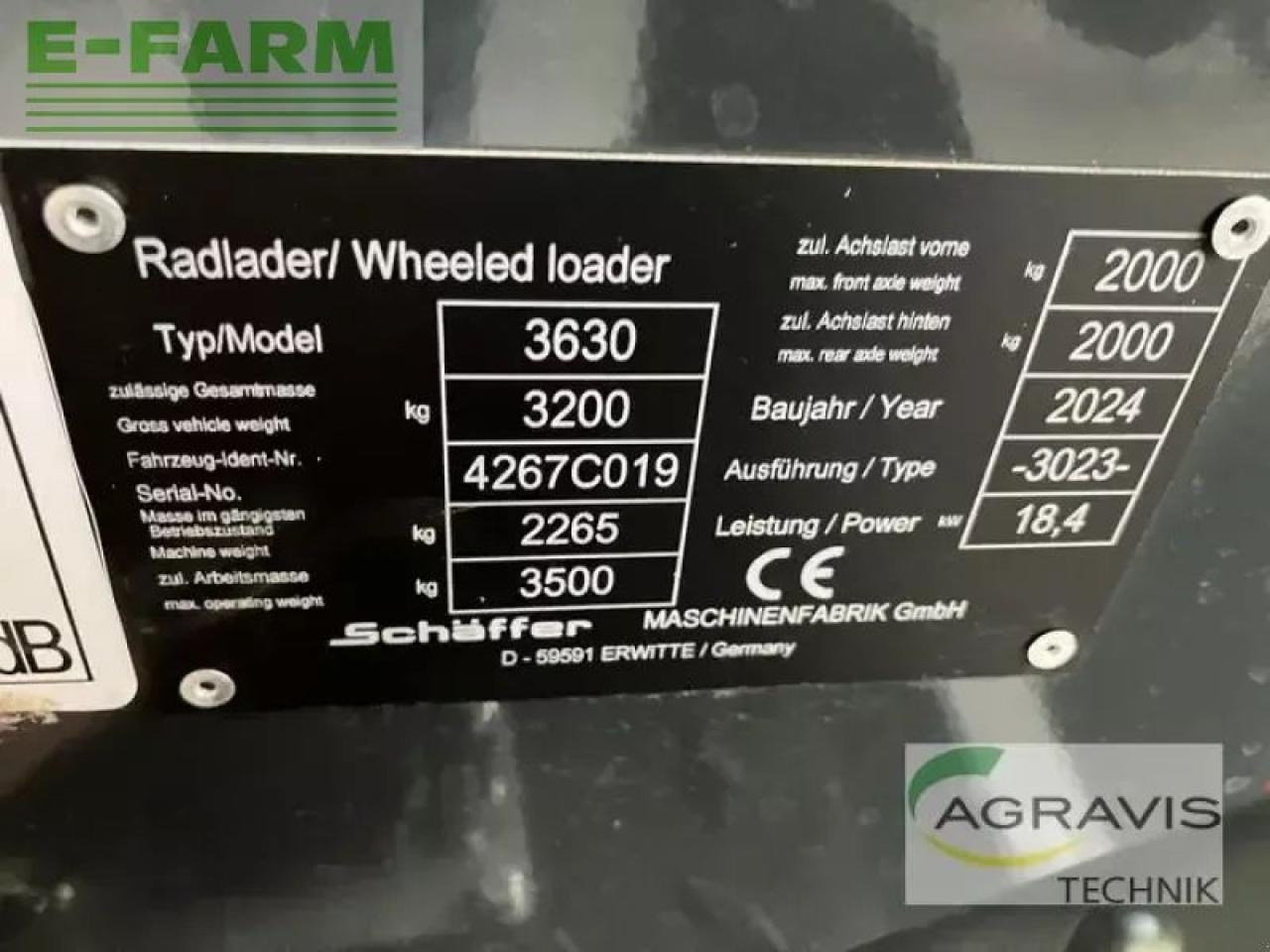 Schäffer 3630 - Mini excavator: picture 5 Schäffer 3630 - Mini excavator: picture 5