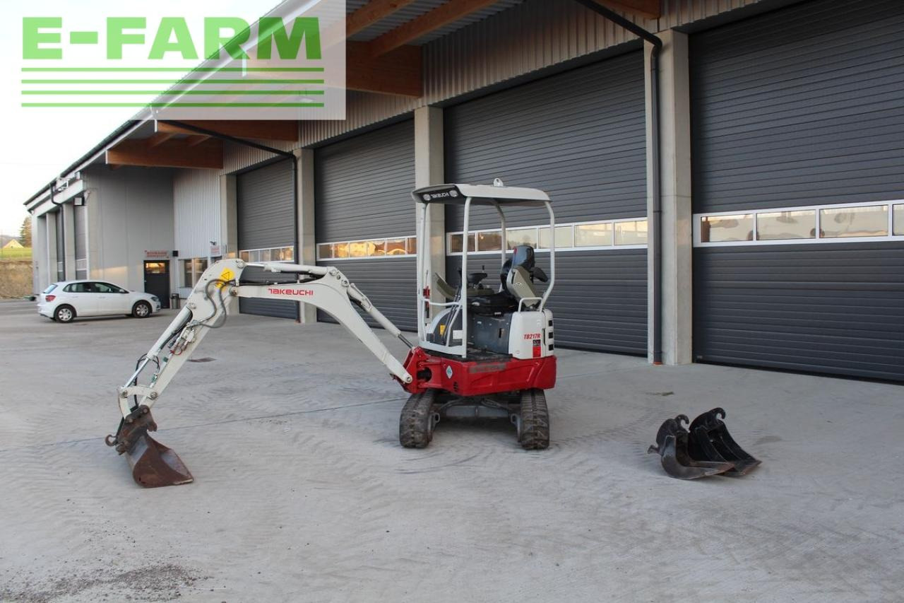 Takeuchi takeuchi tb 217 r minibagger - bagger - Mini excavator: picture 2 Takeuchi takeuchi tb 217 r minibagger - bagger - Mini excavator: picture 2
