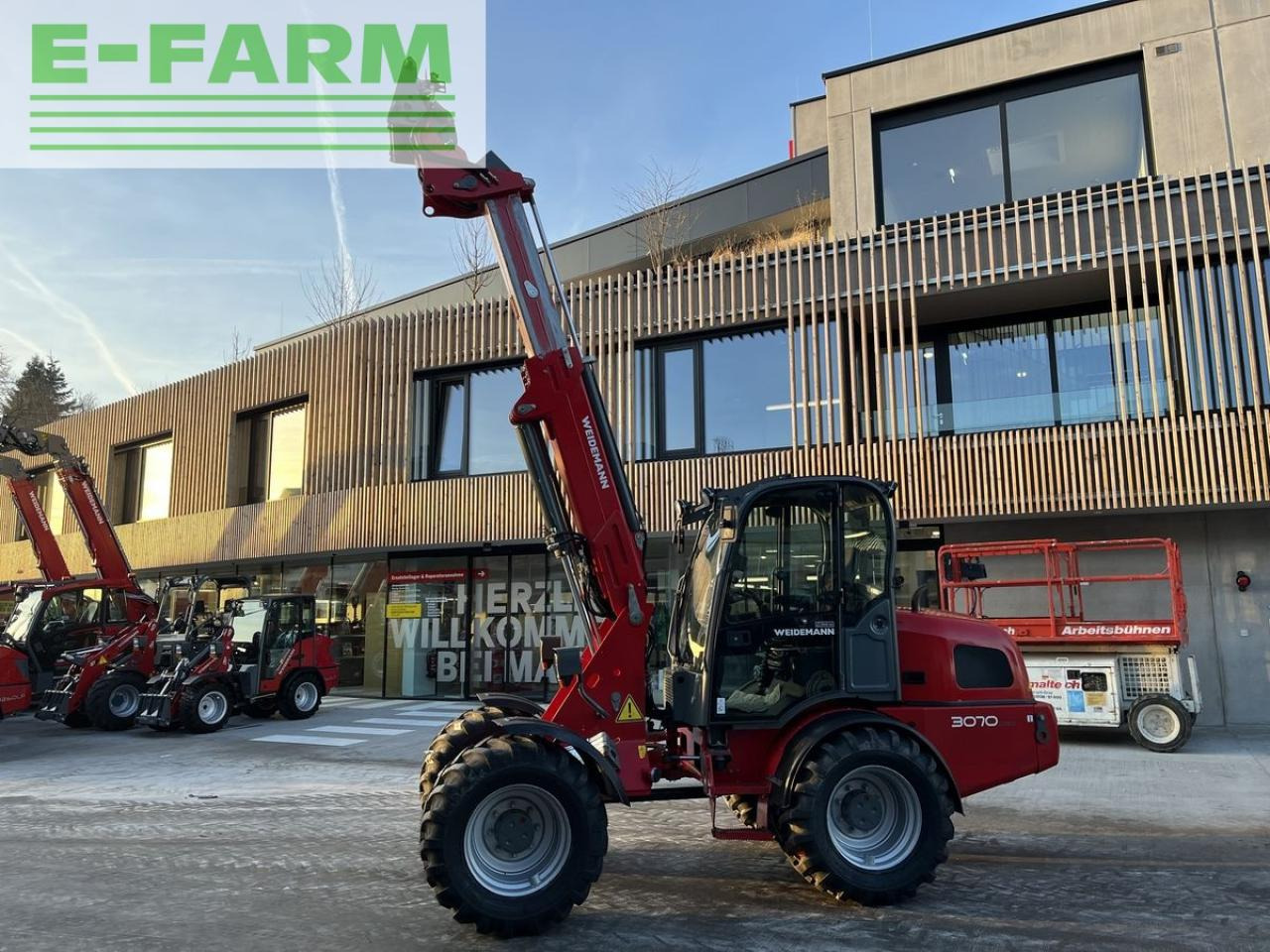 Weidemann 3070cx80 teleradlader 3100h, 30km/h 100l hydr. - Telescopic wheel loader: picture 5 Weidemann 3070cx80 teleradlader 3100h, 30km/h 100l hydr. - Telescopic wheel loader: picture 5