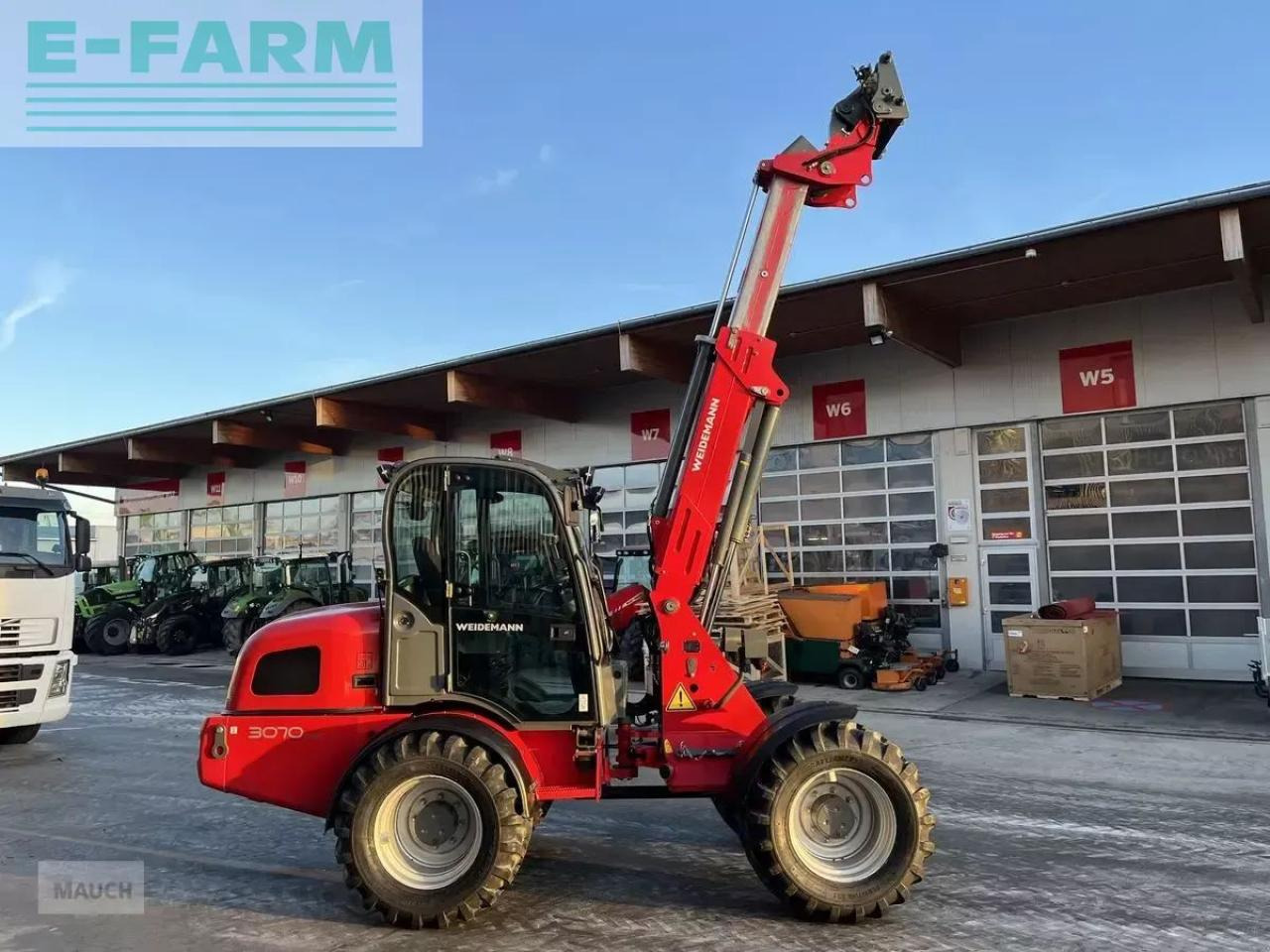 Weidemann 3070cx80 teleradlader 3100h, 30km/h 100l hydr. - Wheel loader: picture 2 Weidemann 3070cx80 teleradlader 3100h, 30km/h 100l hydr. - Wheel loader: picture 2