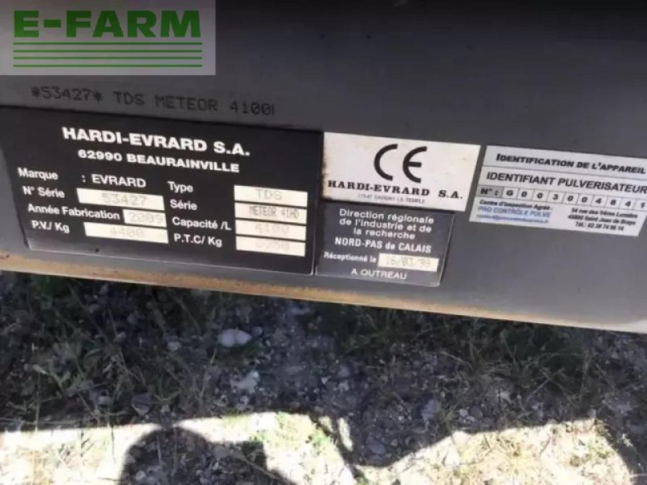 Meteor4100l - Trailed sprayer: picture 5 Meteor4100l - Trailed sprayer: picture 5