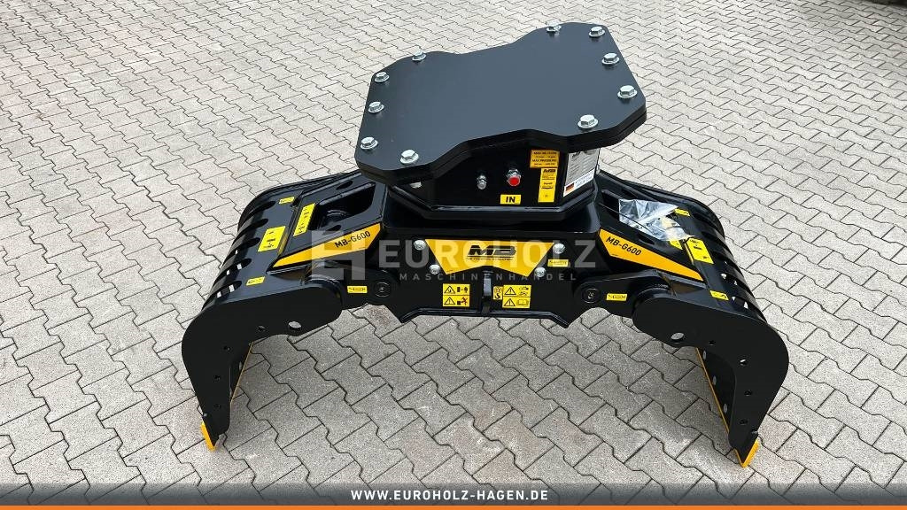 Sortiergreifer MB Crusher MB-G600 S4 6-12 t - Grapple for Construction machinery: picture 1 Sortiergreifer MB Crusher MB-G600 S4 6-12 t - Grapple for Construction machinery: picture 1