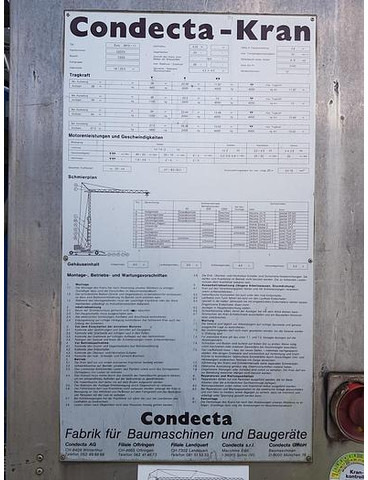 Condecta Euro 3610/11 Kran - Crane: picture 5 Condecta Euro 3610/11 Kran - Crane: picture 5