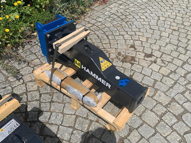 Hammer HM100 Hydraulikhammer mit Lehnhoff MS01 Aufnahme - Hydraulic hammer: picture 2 Hammer HM100 Hydraulikhammer mit Lehnhoff MS01 Aufnahme - Hydraulic hammer: picture 2