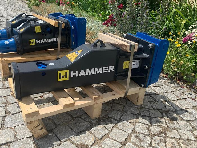 Hammer HM100 Hydraulikhammer mit Lehnhoff MS01 Aufnahme - Hydraulic hammer: picture 3 Hammer HM100 Hydraulikhammer mit Lehnhoff MS01 Aufnahme - Hydraulic hammer: picture 3