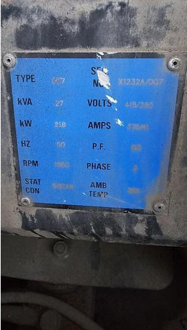 Generator set INGERSOLL Rand G27WP Notstromnere: picture 11