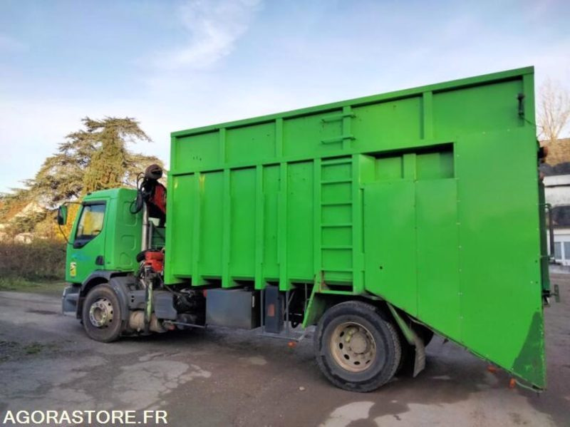 Camion avec benne et grue attenante à la cabine - Garbage truck: picture 4 Camion avec benne et grue attenante à la cabine - Garbage truck: picture 4