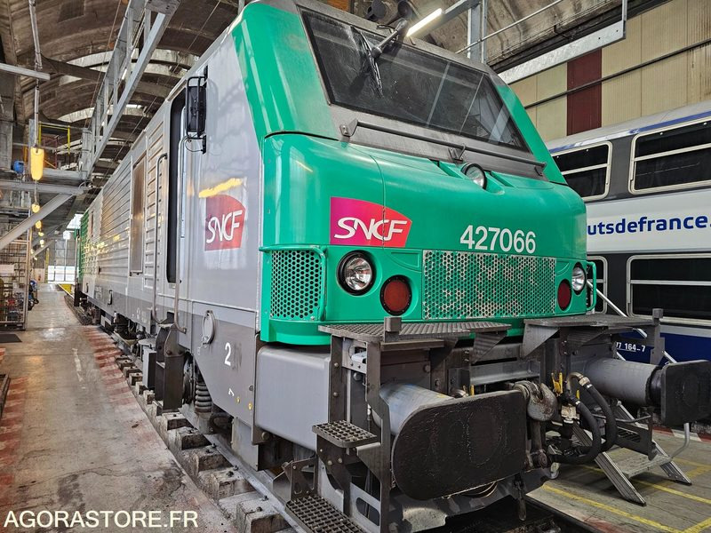 Locomotive Alstom BB27000 (matricule BB27066) - Construction equipment: picture 1 Locomotive Alstom BB27000 (matricule BB27066) - Construction equipment: picture 1