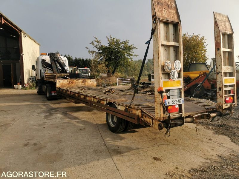 Remorque porte engin - CASTERA - 1976 - Trailer: picture 1 Remorque porte engin - CASTERA - 1976 - Trailer: picture 1