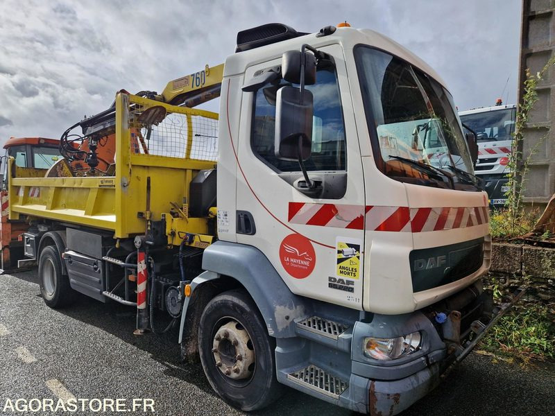 Porteur tribenne grue Daf LF55 220 -227727-2006 - BQ086KY - Truck: picture 4 Porteur tribenne grue Daf LF55 220 -227727-2006 - BQ086KY - Truck: picture 4