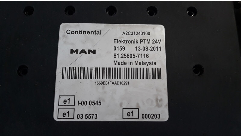 MAN D2676 EURO 5 ECU set - ECU for Truck: picture 4 MAN D2676 EURO 5 ECU set - ECU for Truck: picture 4