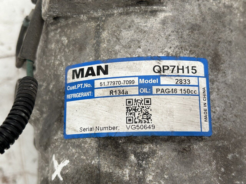 MAN TGX - AC compressor for Truck: picture 3 MAN TGX - AC compressor for Truck: picture 3