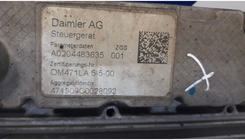 Mercedes-Benz OM471ECU MCM2 - ECU for Truck: picture 4 Mercedes-Benz OM471ECU MCM2 - ECU for Truck: picture 4