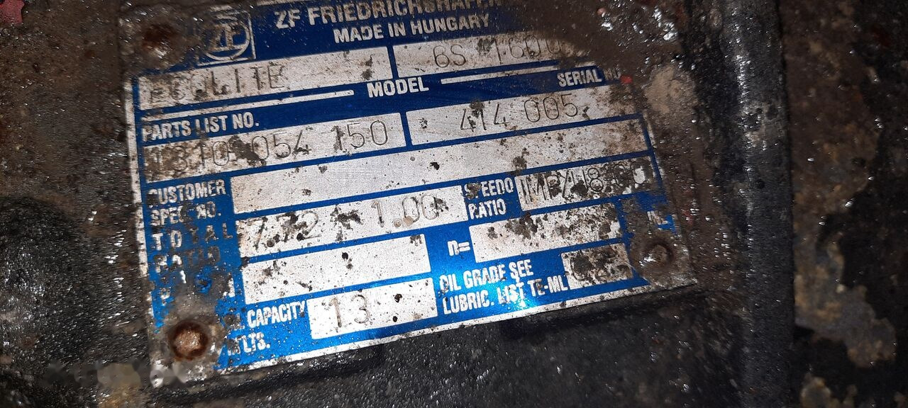 ZF 6S1600 IVECO MAN - Gearbox for Bus: picture 5 ZF 6S1600 IVECO MAN - Gearbox for Bus: picture 5