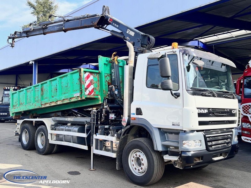 DAF CF 85.410 ATE, Hiab 166, 6x4 Steel spring - Tipper, Crane truck: picture 1 DAF CF 85.410 ATE, Hiab 166, 6x4 Steel spring - Tipper, Crane truck: picture 1