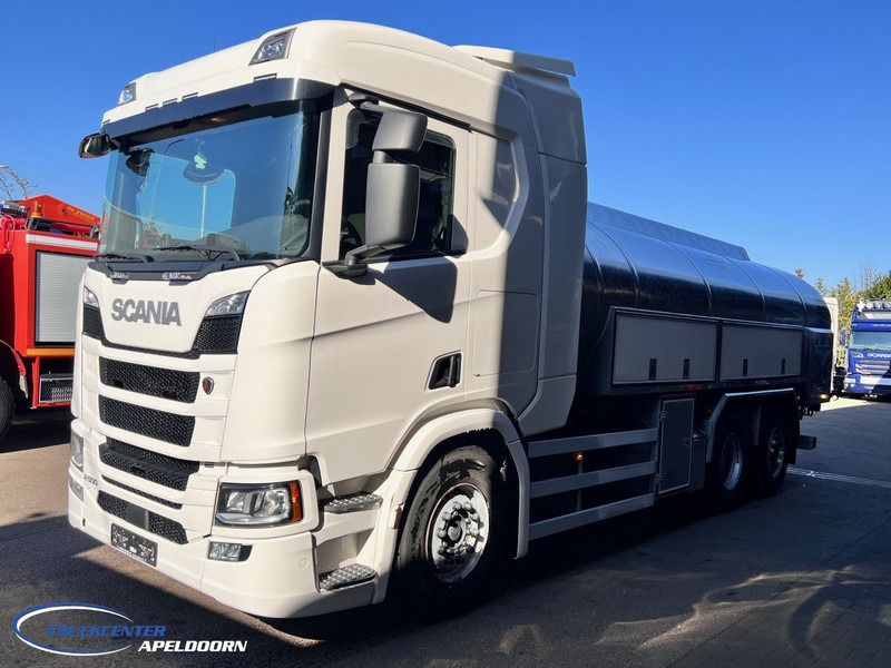 Scania R500 NGS 15000 Liter, Retarder, Steering axle, Stainless steel - Edelstahlt, Milk - Milch - Water - Tanker truck: picture 3 Scania R500 NGS 15000 Liter, Retarder, Steering axle, Stainless steel - Edelstahlt, Milk - Milch - Water - Tanker truck: picture 3