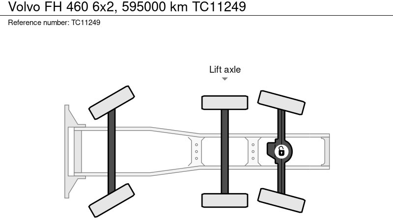 Volvo FH 460 6x2, 595000 km - Tractor truck: picture 2 Volvo FH 460 6x2, 595000 km - Tractor truck: picture 2