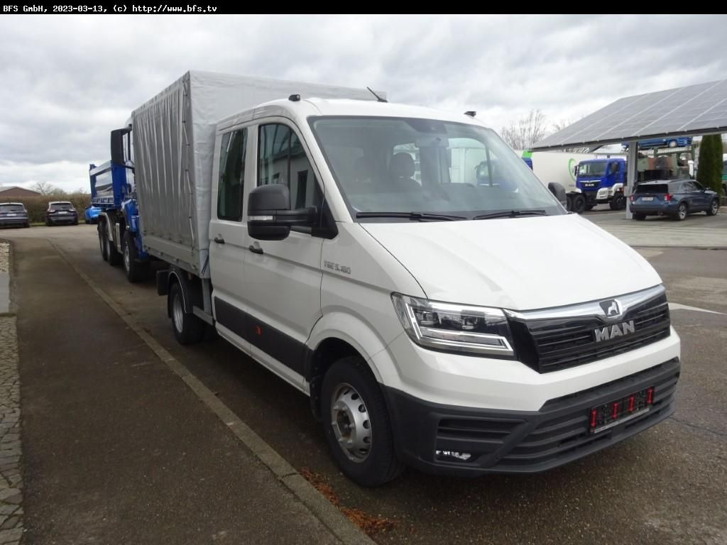 MAN TGE 5.180 4x2 SB DoKA MAN TGE 5.180 4x2 SB DoKA - Curtain side van: picture 2 MAN TGE 5.180 4x2 SB DoKA MAN TGE 5.180 4x2 SB DoKA - Curtain side van: picture 2