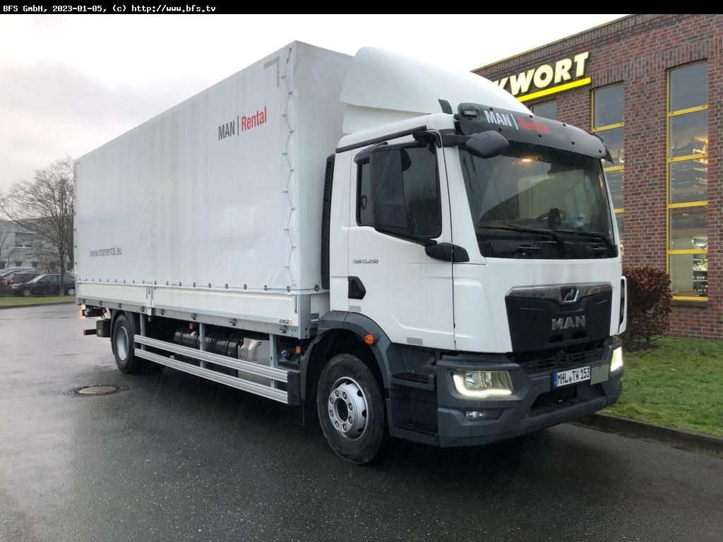 MAN TGM (TG3) 15.290 4x2 BL CH Plane, LBW - Curtain side truck: picture 1 MAN TGM (TG3) 15.290 4x2 BL CH Plane, LBW - Curtain side truck: picture 1