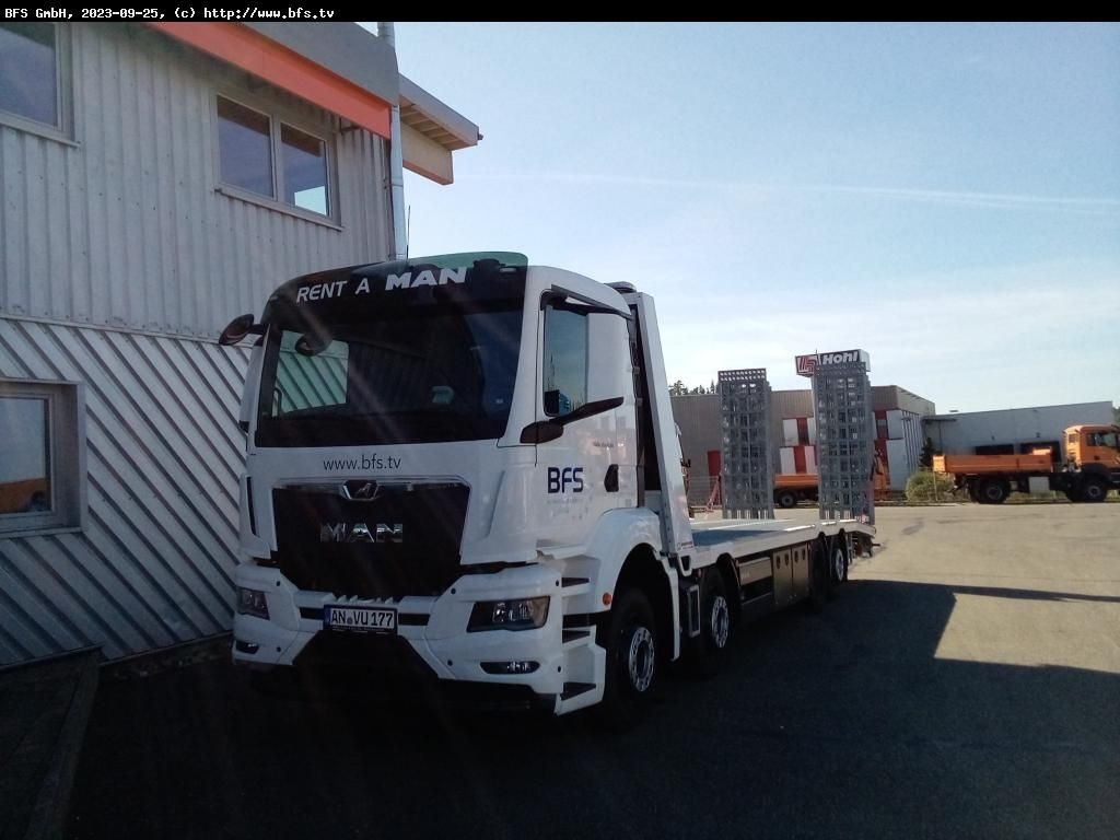 MAN TGS (TG3) 35.430 8x2-6 BL CH NN, Plattform Aufba - Tow truck: picture 1 MAN TGS (TG3) 35.430 8x2-6 BL CH NN, Plattform Aufba - Tow truck: picture 1