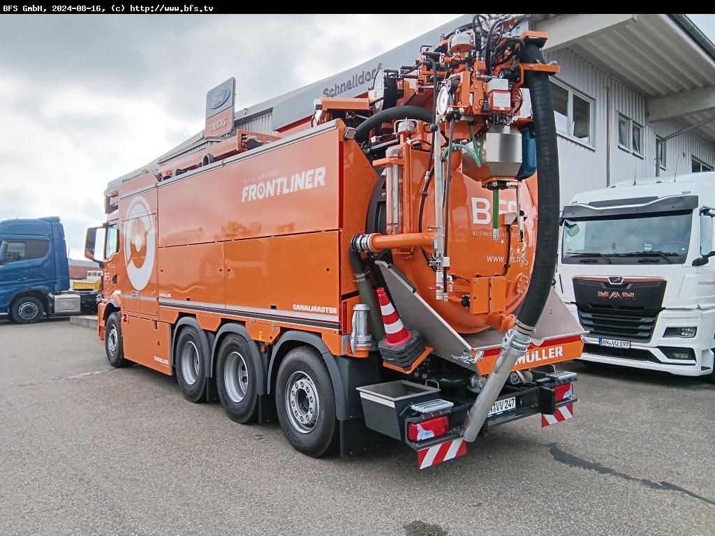 MAN TGS (TG3) 35.510 8x4-4 BL CH Canalmaster F 135 E - Vacuum truck: picture 3 MAN TGS (TG3) 35.510 8x4-4 BL CH Canalmaster F 135 E - Vacuum truck: picture 3