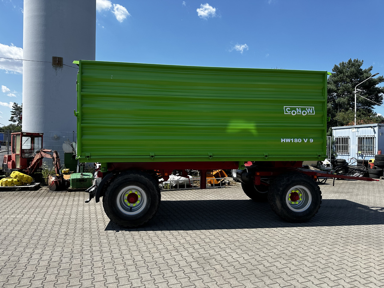 Farm tipping trailer/ Dumper Conow HW 180 V 9 3 strony wywrot 18 ton: picture 8