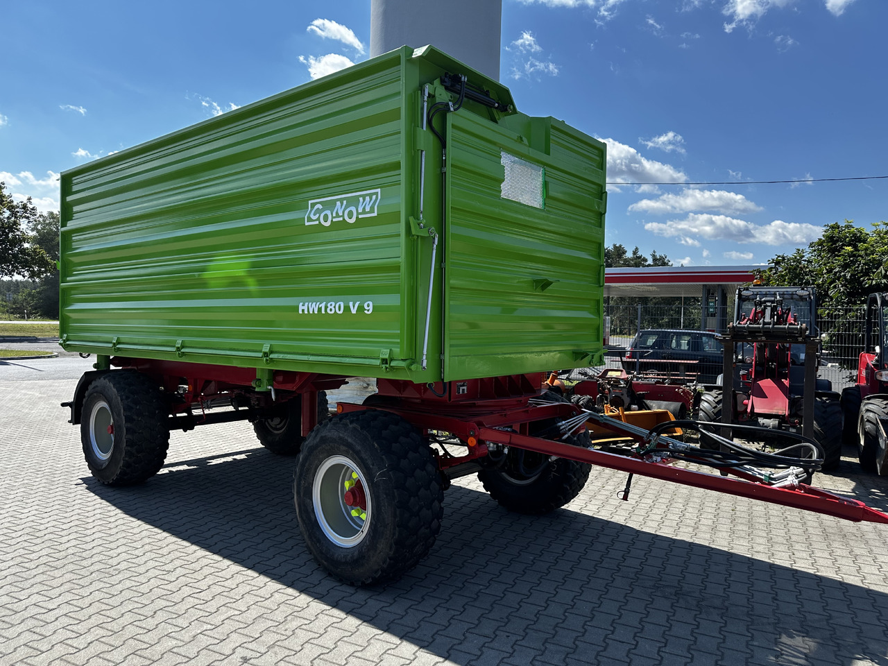 Farm tipping trailer/ Dumper Conow HW 180 V 9 3 strony wywrot 18 ton: picture 9