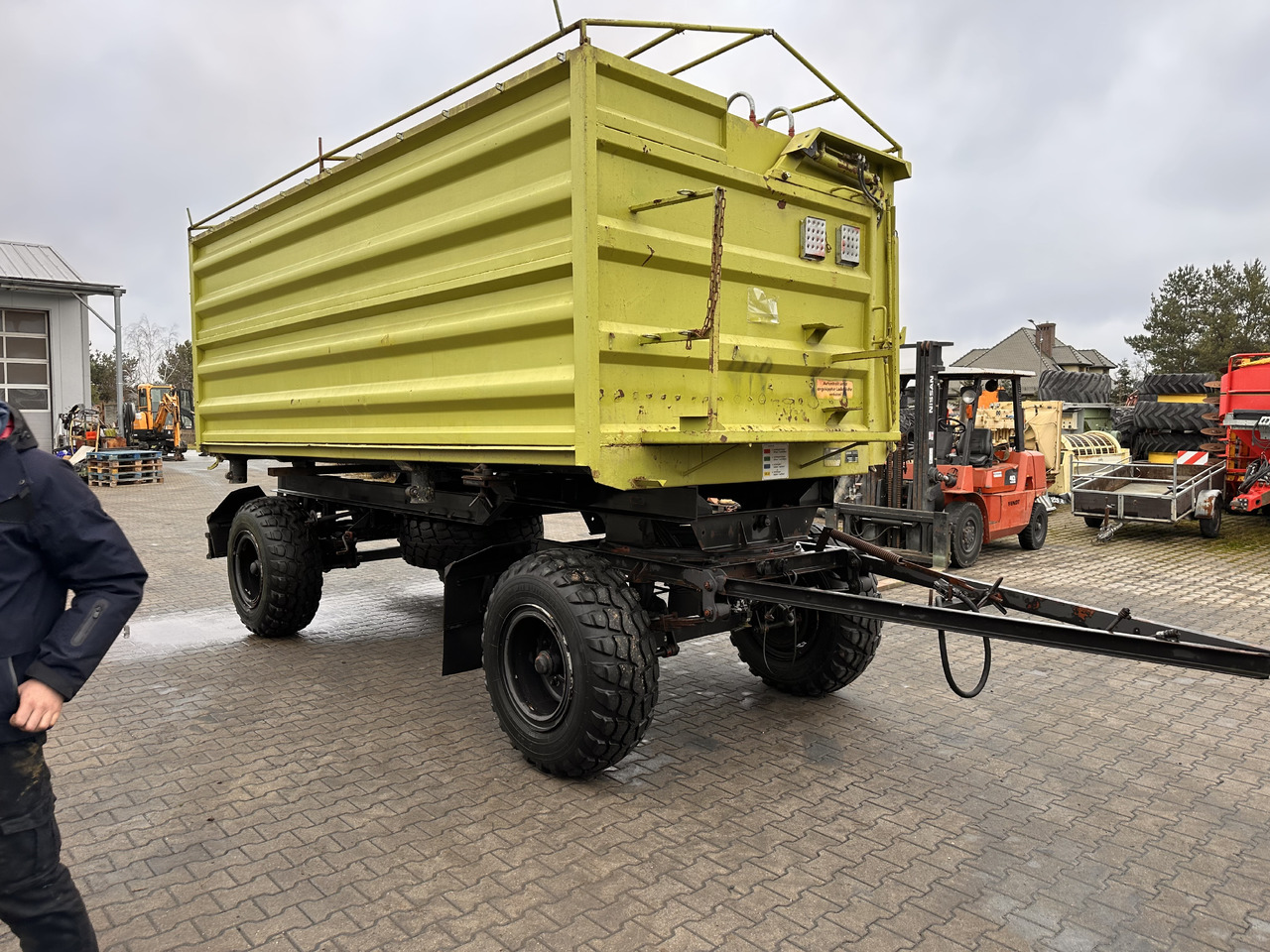 Farm tipping trailer/ Dumper Conow HW 180 V 9 3 strony wywrot 18 ton: picture 16