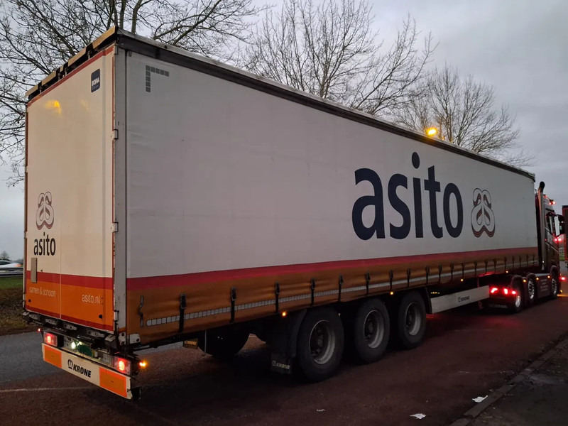 Krone SD - 3 AXLE + ALU BORDEN + SLIDING ROOF - Curtainsider semi-trailer: picture 3 Krone SD - 3 AXLE + ALU BORDEN + SLIDING ROOF - Curtainsider semi-trailer: picture 3