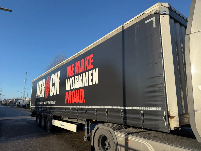 Krone SD - 3 AXLE + ALU BORDEN + SLIDING ROOF - Curtainsider semi-trailer: picture 2 Krone SD - 3 AXLE + ALU BORDEN + SLIDING ROOF - Curtainsider semi-trailer: picture 2