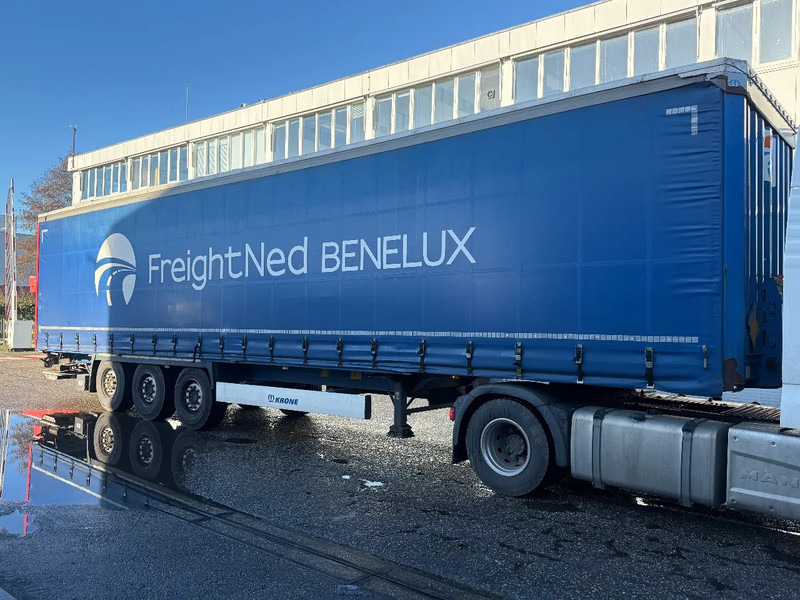 Krone SD - 3 AXLE + SLIDING ROOF + DHOLLANDIA LIFT - Curtainsider semi-trailer: picture 2 Krone SD - 3 AXLE + SLIDING ROOF + DHOLLANDIA LIFT - Curtainsider semi-trailer: picture 2