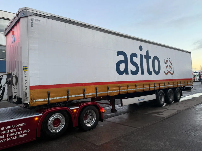 Krone WITH ALUMINIUM SIDEBOARDS, BPW AXLES, SLIDING ROOF - Curtainsider semi-trailer: picture 1 Krone WITH ALUMINIUM SIDEBOARDS, BPW AXLES, SLIDING ROOF - Curtainsider semi-trailer: picture 1