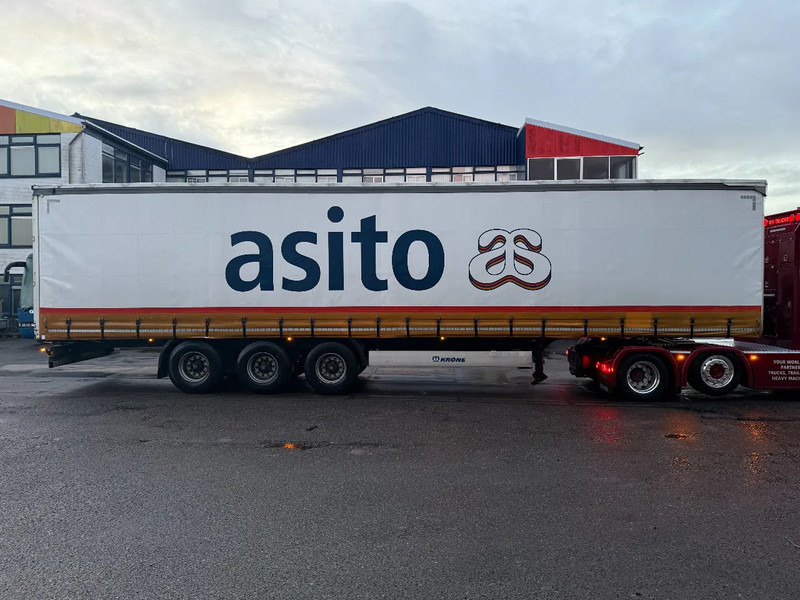 Krone WITH ALUMINIUM SIDEBOARDS, BPW AXLES, SLIDING ROOF - Curtainsider semi-trailer: picture 2 Krone WITH ALUMINIUM SIDEBOARDS, BPW AXLES, SLIDING ROOF - Curtainsider semi-trailer: picture 2