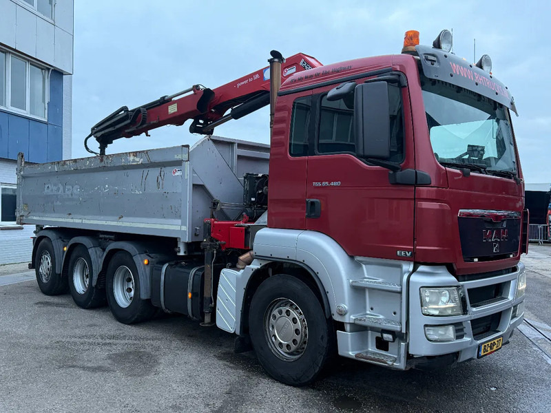 Tipper, Crane truck MAN TGS 35.480 8X4 + HMF 2420-K3 REMOTE + TIPPER: picture 10 Tipper, Crane truck MAN TGS 35.480 8X4 + HMF 2420-K3 REMOTE + TIPPER: picture 10