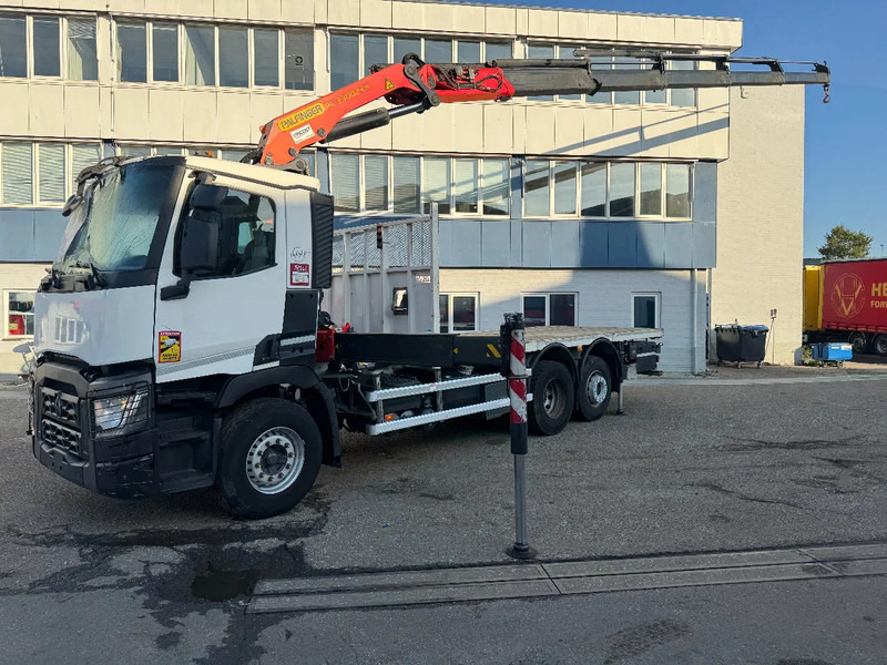Renault C460 6X2 EURO 6 PALFINGER PK33002 + REMOTE CONTROL ENIGINE RUNNING - Dropside/ Flatbed truck, Crane truck: picture 1 Renault C460 6X2 EURO 6 PALFINGER PK33002 + REMOTE CONTROL ENIGINE RUNNING - Dropside/ Flatbed truck, Crane truck: picture 1